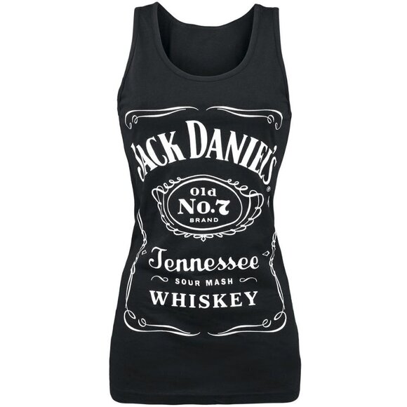 Jack Daniels black racerback Tank top Size Small - Picture 2 of 3